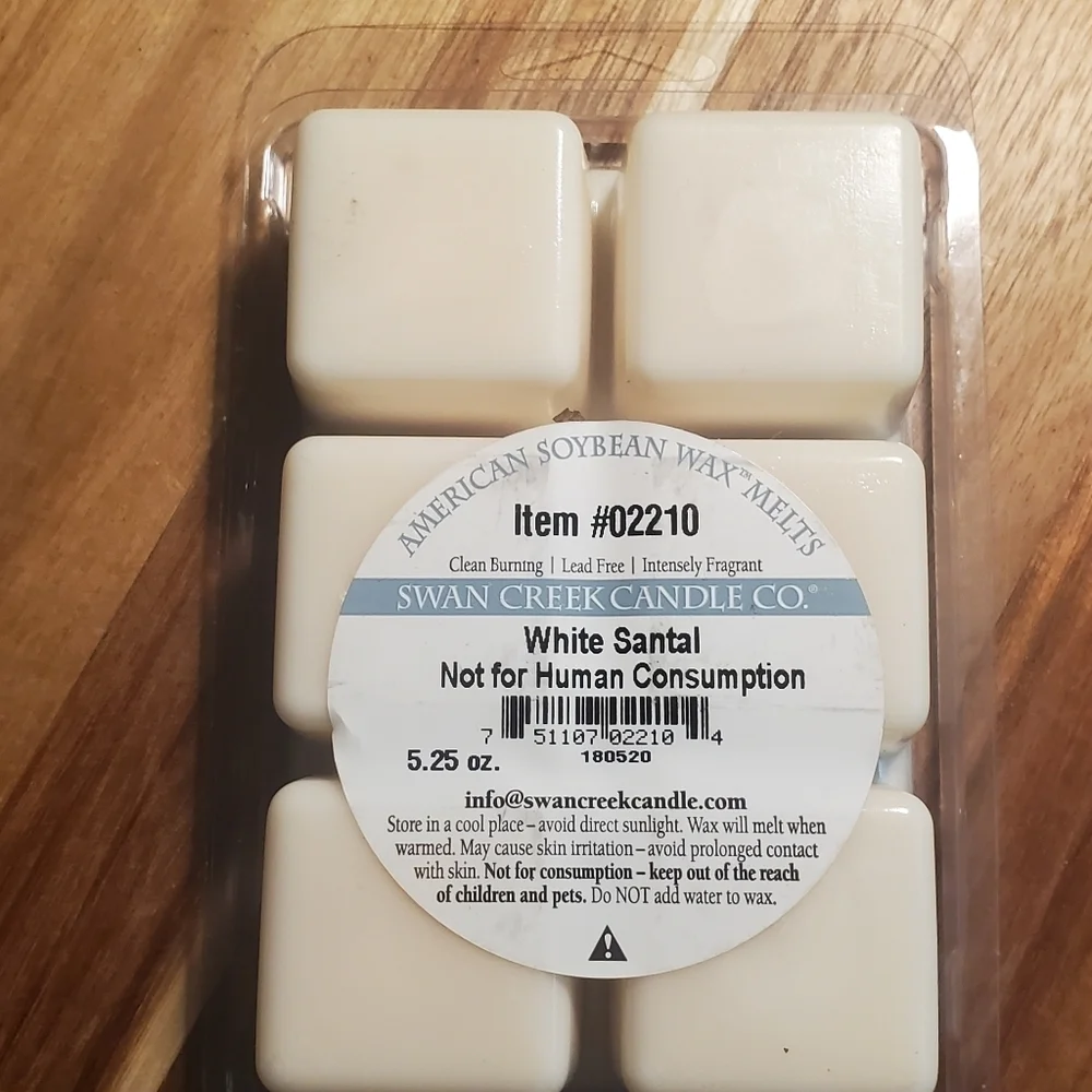 WHITE SANTAL by SWAN CREEK CANDLE CO Herbal Melts 100% Natural Wax 5.25oz NWT